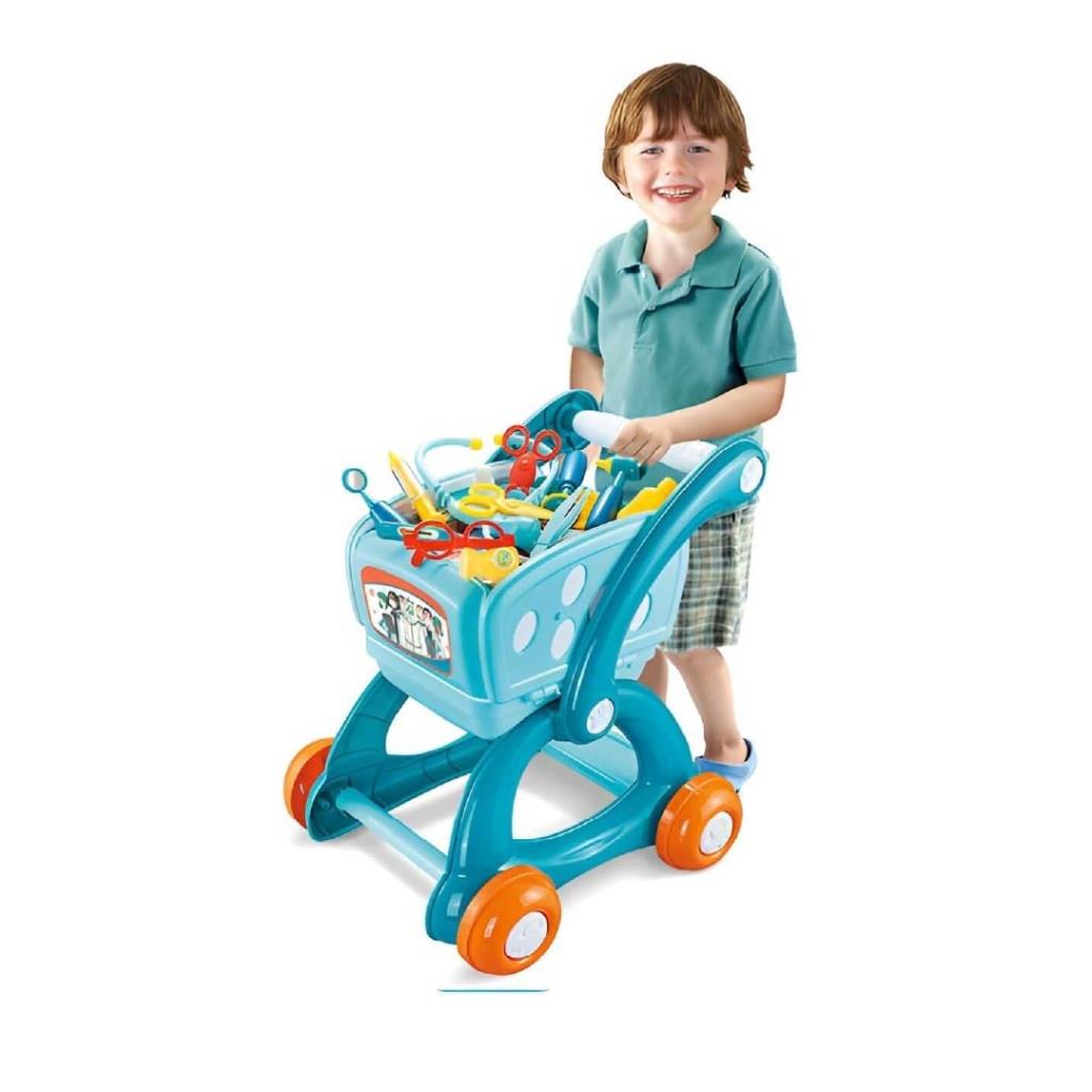 Kids Doctor Trolley Play Set
